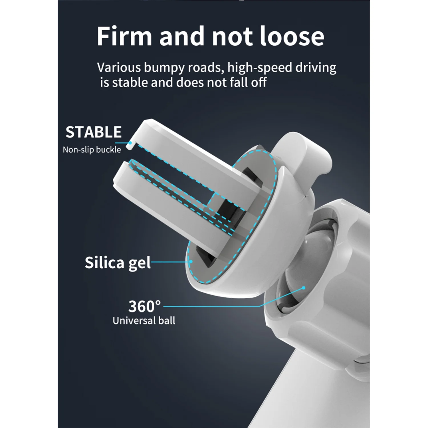 SkyAuks Magsafe Magnetic Car Wireless Charger, Mobile Holder for iPhone 14/13 Pro/Pro Max (White)