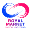 Dark Blue and Orange Online Shop Logo